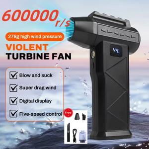 C3 터보 제트 송풍기 600000RPM 강력한 공기 송풍기 브러시리스 모터 터보 팬 풍속 52 메터/초 8000mAh Souffleur Air Puissant