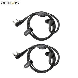 Retevis EEK007 Retevis RB618 H777 RT622 용 2Pin 귀고리 이어폰 워키 토키 이어폰 Kenwood/Baofeng 용 양방향 라디오