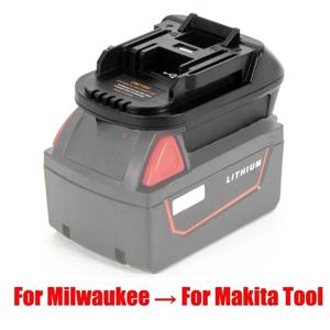 Dewalt 20V 리튬 이온 배터리 용 밀워키 18V 용 DM18M 배터리 컨버터 어댑터 Makita 18V BL1830 BL1850 배터리 용으로 변환