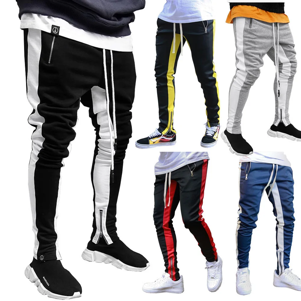 새로운 남성 캐주얼 패션 바지 운동복 스키니 남성 바지 체육관 운동복 바지 힙합 streetwear 조깅 스선 팬츠 k101