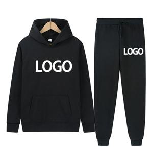 사용자 정의 인쇄 된 남성 여성 Tracksuit 후드 티 스웨터와 조깅 바지 고품질 남여 데일리 캐주얼 스포츠 후드 정장