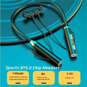 무선 블루투스 이어폰, 마그네틱 HIFI 스포츠 넥밴드, 목에 거는 TWS 이어버드, 무선 블루투스 헤드셋 게임 헤드폰