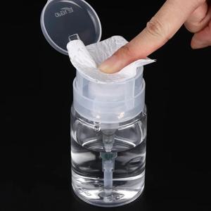 100 ml 네일 보관 리필 용 병 빈 액체 프레스 펌프 디스펜서 네일 아트 폴란드어 리무버 클리너 메이크업 매니큐어 도구