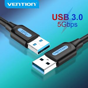 Vention USB 3.0 A 타입 USB 3.0 2.0 연장 케이블, USB 수-수 익스텐션 코드, TV 박스 PC 마우스용, USB A-USB A 데이터 케이블