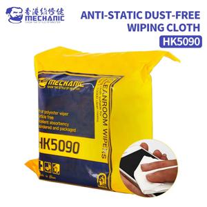 MECHANIC HK5090 휴대 전화 태블릿 LCD 렌즈 유리 뒷면 커버 수리 용 정전기 방지 먼지없는 와이퍼 먼지 제거 도구 닦아