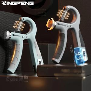 5-60kg 조정 가능한 핸드 그립 강화제 핸드 그립 트레이너, 카운터 손목 팔뚝 및 근육 건물을 위한 손 운동기