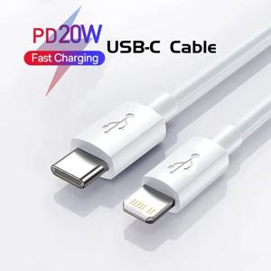 MIZIQIER USB C 케이블 iPhone 14 13 12 11Pro Max Xs 8 Plus iPad Macbook 와이어 PD 20W 고속 충전 유형 C 조명 데이터 코드