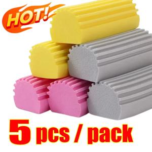 3Pcs/5Pcs 댐프 클린 더 스터 스폰지 홈 자동차 습식 청소 스폰지 더 스터 재사용 가능한 자세히 워시 브러시 자동 청소 액세서리