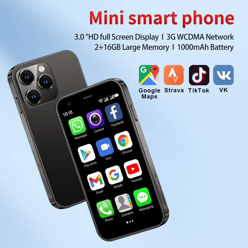 SERVO 15SE 소형 스마트폰 듀얼 SIM 3G WCDMA GPS WIFI 휴대용 3.0