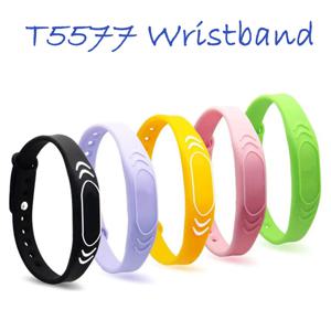 T5577 변경 가능한 매직 팔찌 RFID 스마트 칩 카드 EM4305 복제 재기록 가능 링 125Khz 복사 ID 토큰 태그 팔찌