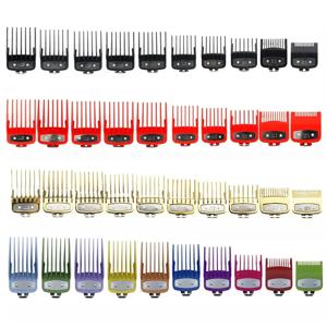 8/10pcs Wahl 트리머 용 전문 헤어 클리퍼 제한 가이드 빗 범용 이발사 가이드 빗 이발 도구 클리퍼 제한 빗