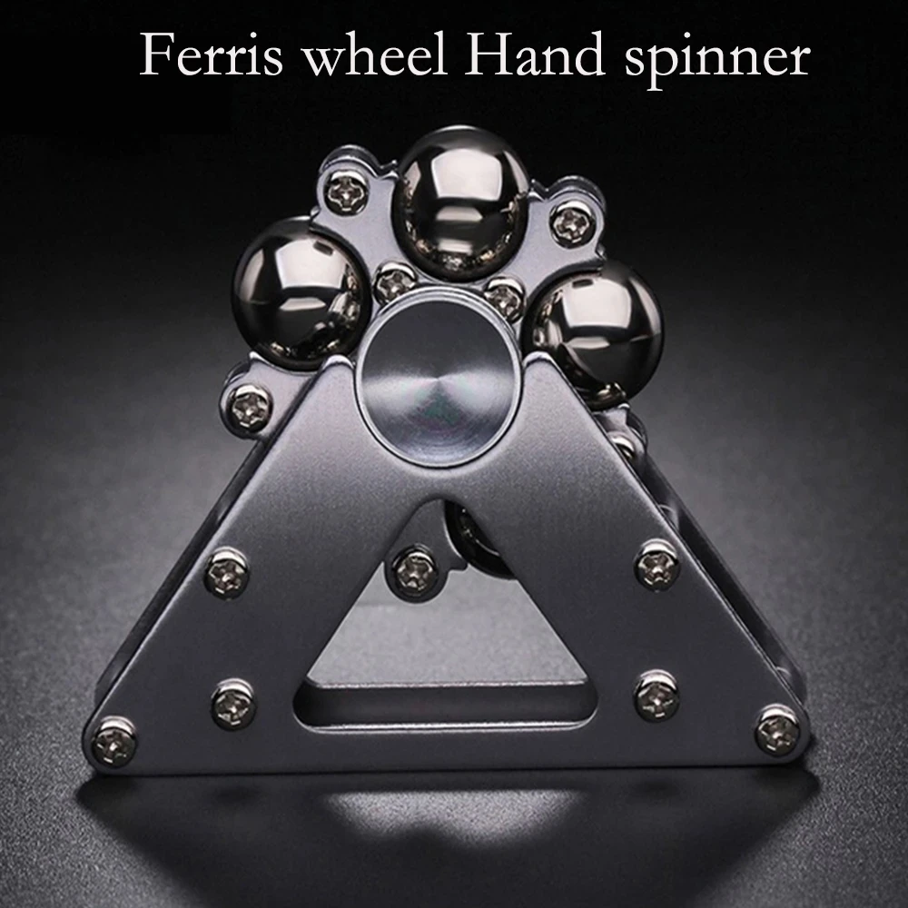 더블 진자 Fidget Spinner 접이식 금속 Antistress 핸드 스피너 성인 장난감 자이로 스코프 스트레스 릴리버 장난감 어린이 선물