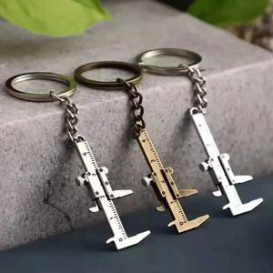 미니 버니어 캘리퍼스 bolso chaveiro ornamentos pequeno 3d móvel precisão medida ferramenta acessórios 슬라이더 régua liga
