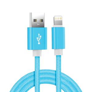 금속 나일론 땋은 USB 충전기 케이블 iPhone 14 8 7 6S Plus X XR XS 11 12 13 Pro Max iPad 9 고속 충전 데이터 코드 1m 2m 3m