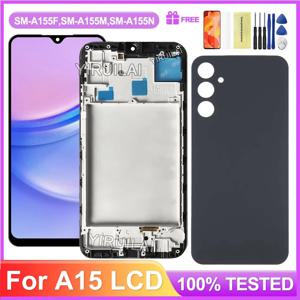 삼성 갤럭시 A15 5G SM-A156B LCD 디스플레이 터치 스크린 디지타이저 어셈블리 교체 부품 용 TFT A15 화면