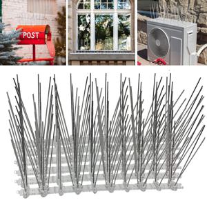 비둘기 스파이크 새 다람쥐 Repeller 스테인레스 스틸 정원 울타리 지붕 발코니 울타리 지붕 억제 네일 키트 도구 해충 방제