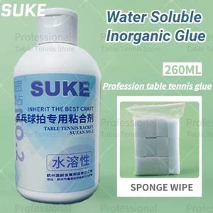 원래 SUKE 탁구 부스터 260ML 탁구 라켓 용 물 접착제 탁구 박쥐 ITTF 승인 전문 액세서리