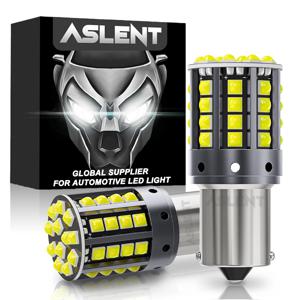 2x1157 BAY15D P21/5W 1156 BA15S P21W BAU15S PY21W LED Canbus 3030 44SMD 7440 7443 W21W T20 회전 신호 역방향 브레이크 전구