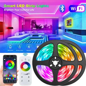 Led 스트립 빛 RGB 5050 Led 조명 2.4G 터치 컨트롤 램프 테이프 색상 변경 유연한 리본 LED 다이오드 TV 백라이트 룸 장식