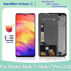 샤오미 레드미 노트 7 LCD M1901F7G 디스플레이 교체 부품, 레드미 노트 7 프로 LCD M1901F7S 용 터치 스크린 디지타이저, 6.3 인치