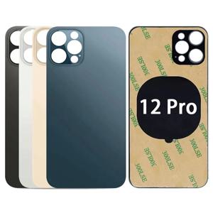 iPhone 12 Pro A2407,A2341,A2408,A2406 용 후면 유리 후면 유리 교체 부품 전화 하우징 용 후면 유리 후면 배터리 커버