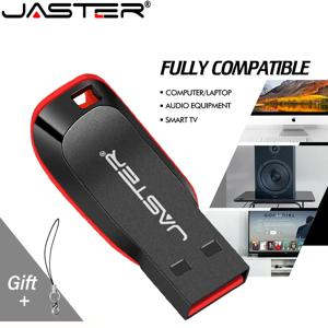 JASTER 플라스틱 USB 플래시 드라이브 128GB 키 체인 메모리 스틱 64GB 미니 펜 드라이브 32GB 블랙 크리 에이 티브 비즈니스 선물 16GB 8GB 4GB