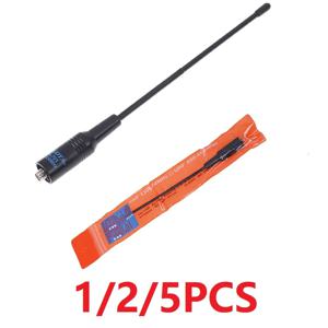 1/2/5pcs NA-701 SMA-남성 듀얼 밴드 144/430Mhz 유연한 안테나 NA701 NA 701 Baofeng TH-UVF9 TYT Wouxun KG-UV6D 워키 토키