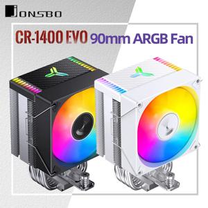 JONSBO CR1400 EVO CPU 쿨러 4 히트 파이프 ARGB PWM 프로세서 LGA1700 115X AM4 AM5 히트 싱크 용 타워 공기 냉각 팬 라디에이터