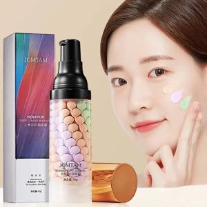 메이크업 프라이머 통기성 BB 크림, 끈적이지 않은 얼굴 파운데이션, 집중적인 보습제, 깊은 보습 제공, 피부 미백에 도움