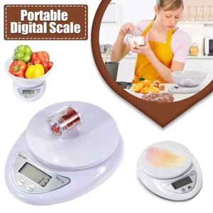 5kg/1g 휴대용 디지털 저울 LED 전자 저울 식품 저울 무게 측정 전자 저울 주방 액세서리 도구