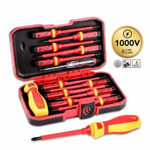 13pcs/8pcs 전기 수리 도구 키트 1000V 변경 가능한 절연 스크류 드라이버 세트 자기 슬롯 비트