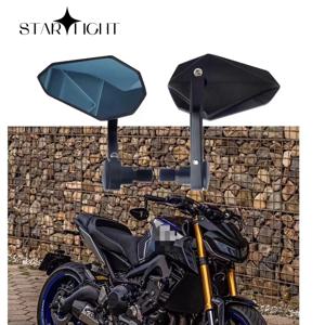 오토바이 백미러 핸들 바 엔드 미러, YAMAHA MT-07 FZ-07 MT-09 FZ-09 MT-10 Tmax500 Tmax530 FZR XSR900 에 적합