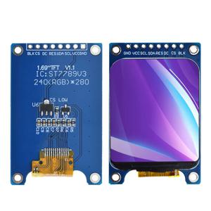 아두이노용 컬러 TFT 디스플레이 모듈, HD IPS LCD LED 스크린, SPI 인터페이스, ST7789 컨트롤러, 1.69 인치, 1.69 인치
