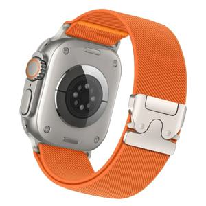 Apple Watch Ultra 2 밴드 용 나일론 스트랩 49mm 10 9 8 7 45mm 41mm 44mm 46mm 42mm IWatch 시리즈 6 SE 용 땋은 탄성 팔찌
