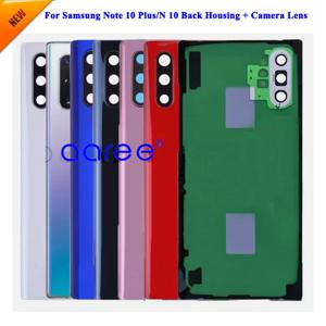 삼성 Note 10 Plus Note 10용 카메라 렌즈가 포함된 AAA 등급 뒷면 커버 접착제가 포함된 후면 하우징 뒷면 커버 도어