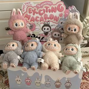애니메이션 그림 Labubu 블라인드 박스 좌석 시리즈 펜던트 몰려 들고 모델 장난감 Kawaii 괴물 복제 키 체인 장난감 크리스마스 선물