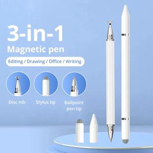 터치 스크린 용량 성 펜 iPad 태블릿 전화 Apple Huawei Xiaomi Apple Pencil 자기 흡입에 적합한 범용 터치 펜