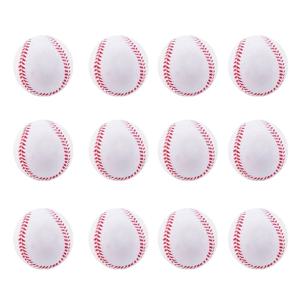 12 팩 야구 거품 소프트볼 9 인치 성인 청소년 훈련 스포츠 배팅 공 게임 피칭 잡기 훈련