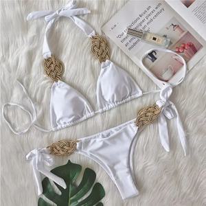 섹시한 비키니 2025 여성 수영복은 여성 수영복 수영 수영복 소녀 브라질 비키니 세트 Beachwear Bather를 밀어