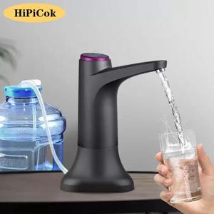 HiPiCok 워터 펌프 19 리터 물 디스펜서 병 미니 USB 자동 전기 물 갤런 병 펌프 마시는 디스펜서
