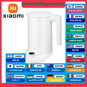 XIAOMI MIJIA 온도 조절 전기 주전자 2 Pro, 온수, 커피 및 차용 차 주전자, 1.7L, 자동 차단 기능 포함, 220V, CN 버전