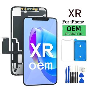 iPhone XR LCD 교체 용 iPhone XR LCD 디스플레이 터치 스크린 디지타이저 어셈블리 용 100% 우수한 OLED Pantalla