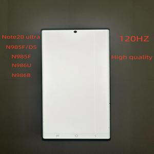 결함이 있는 슈퍼 AMOLED Note 20 울트라 LCD 삼성 갤러리 SM-N985F N986U LCD 디스플레이 터치 스크린 디지타이저 어셈블리 부품