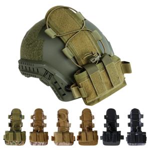 BOOIU 전술 헬멧 배터리 주머니 MK2 카운터 웨이트 팩 빠른 헬멧 Militar Airsoft 배터리 팩 사냥 헬멧 액세서리