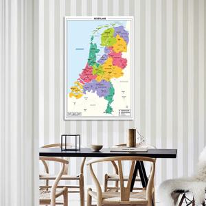 네덜란드 벽 예술 장식 포스터 부직포 캔버스 그림 교육 학교 사무용품, 100x150cm