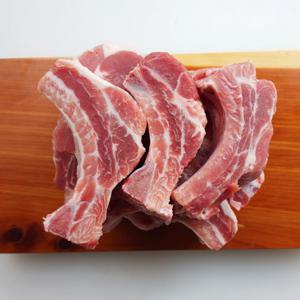 [바라던] 스페인산 로인립 돼지 조각 등갈비 1kg x 1팩