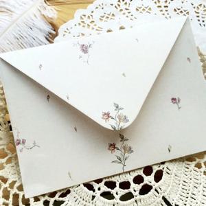 10pcs 빈티지 꽃 DIY 봉투 편지 결혼식 초대장 학교 사무실 쓰기 편지 용지