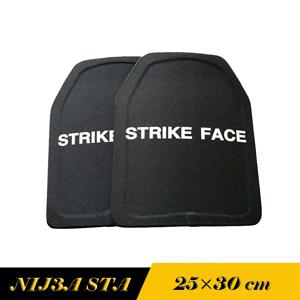 안티 총알 보드 10x12In 경량 전술 NIJ 레벨 IIIA UHMWPE 방탄 플레이트 레벨 3A 배낭 갑옷 패널 방탄복
