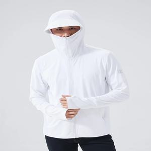 여름 UPF 50+ UV 자외선 차단 스킨 코트 남성 초경량 운동복 후드 아웃웨어 남성 윈드 브레이커 캐주얼 자켓