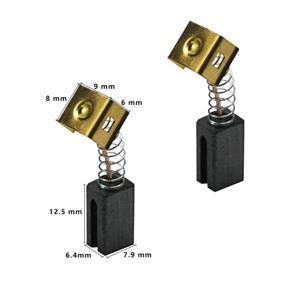 10pcs 앵글 그라인더 카본 브러쉬 블랙 데커 CD105 CD110 CD115 KG900 용 전동 공구 흑연 브러시